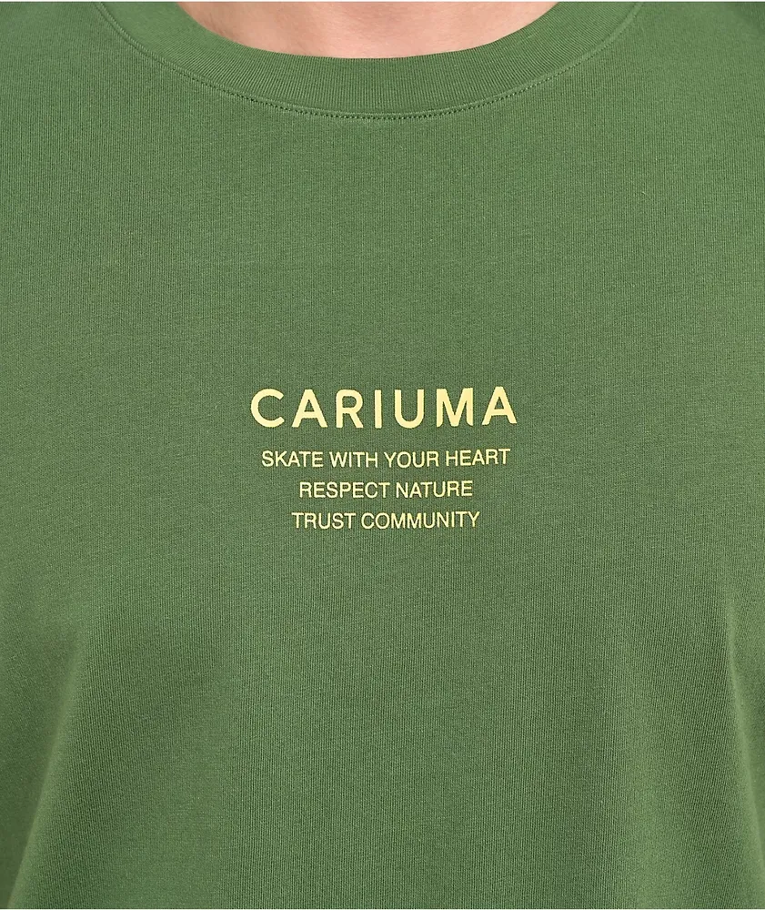 Cariuma Center Logo Green T-Shirt