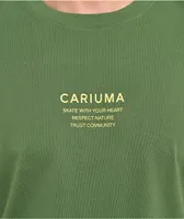 Cariuma Center Logo Green T-Shirt