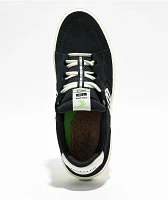 Cariuma Hoefler T20  Black Suede & Ivory Skate Shoes