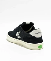 Cariuma Hoefler T20  Black Suede & Ivory Skate Shoes