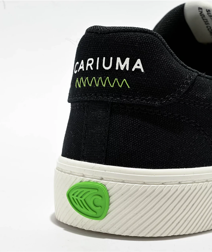 Cariuma Naioca Black Canvas Skate Shoes