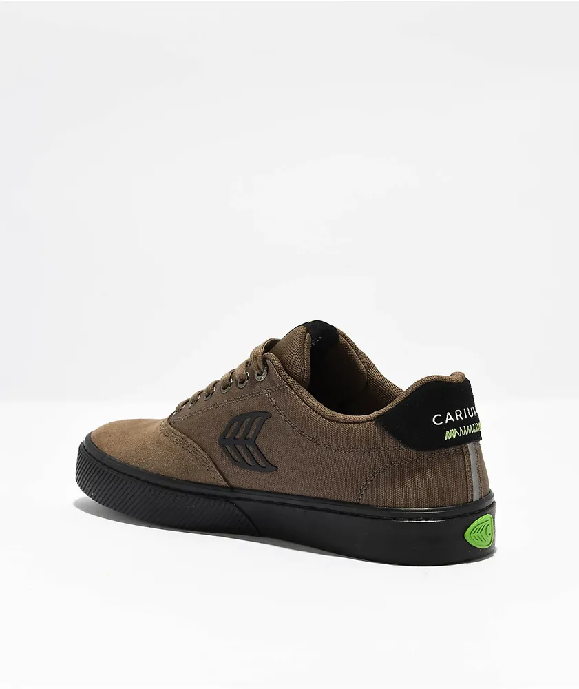 Cariuma Naioca Khaki & Black Ivory Skate Shoes