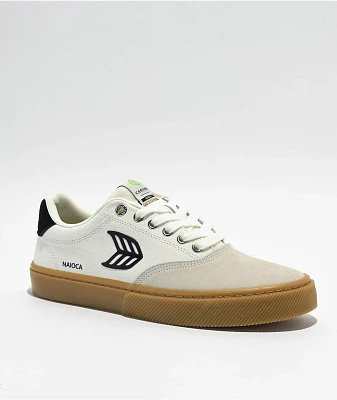 Cariuma Naioca White & Gum Skate Shoes