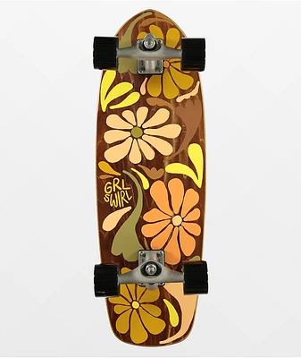 Carver x GRLSWIRL Flower 29.5" Cruiser Skateboard Complete