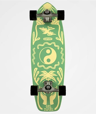 Carver x GRLSWIRL Yang Yin 31" Cruiser Skateboard Complete