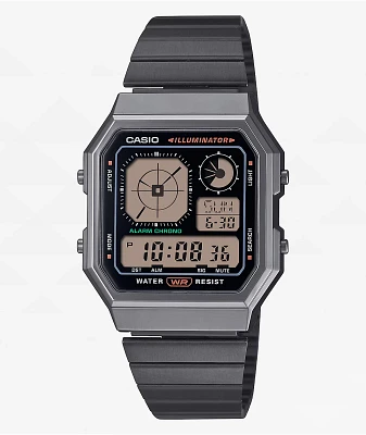 Casio A130WEGG-1AVT Vintage Black Analog & Digital Watch