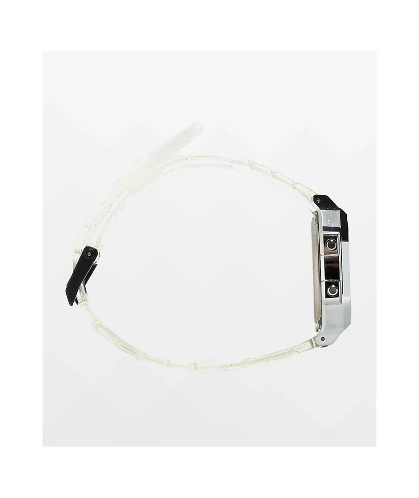 Casio A168XES-1B Silver & Transparent Digital Watch