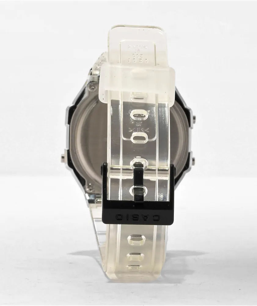 Casio A168XES-1B Silver & Transparent Digital Watch