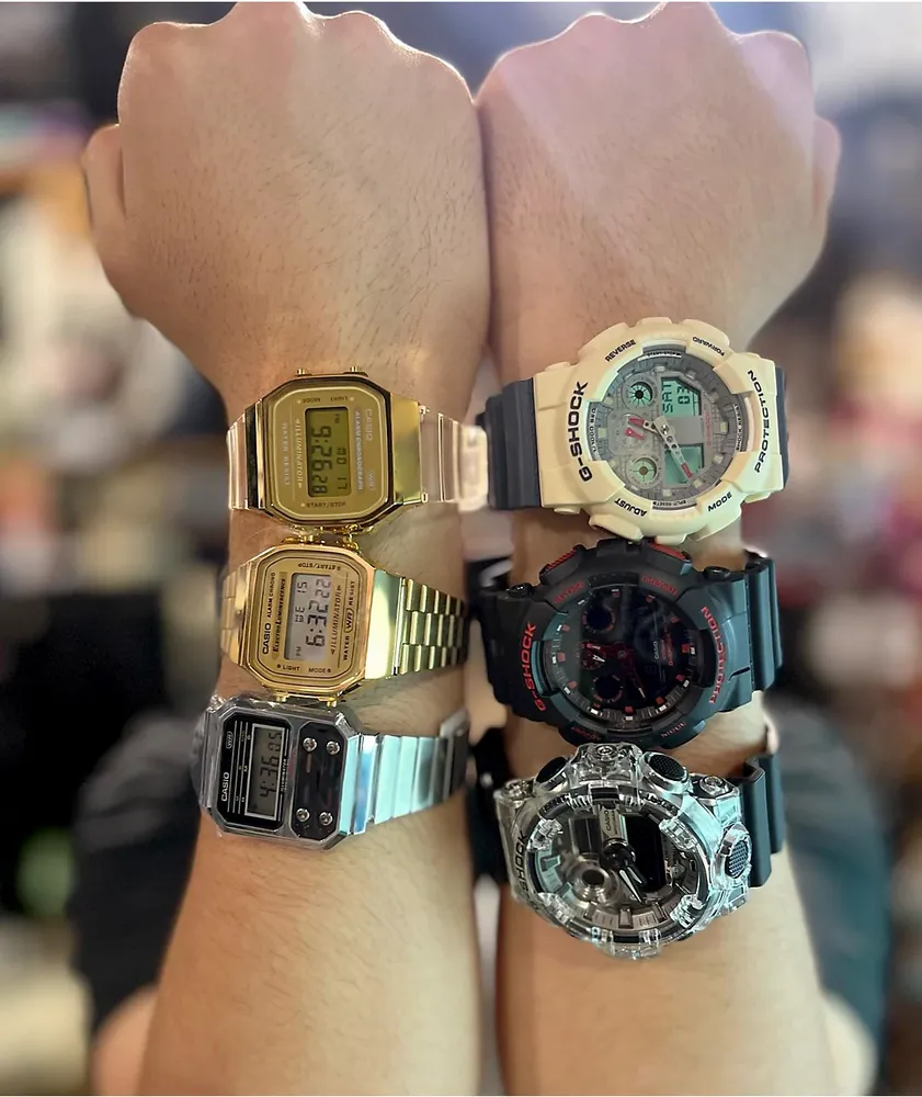 Casio A168XESG-9A Gold & Transparent Digital Watch