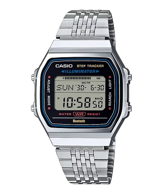 Casio ABL100WE-1AVT Vintage Silver Digital Watch