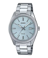 Casio MTP130PEC-2AVVT Silver & Blue Analog Watch