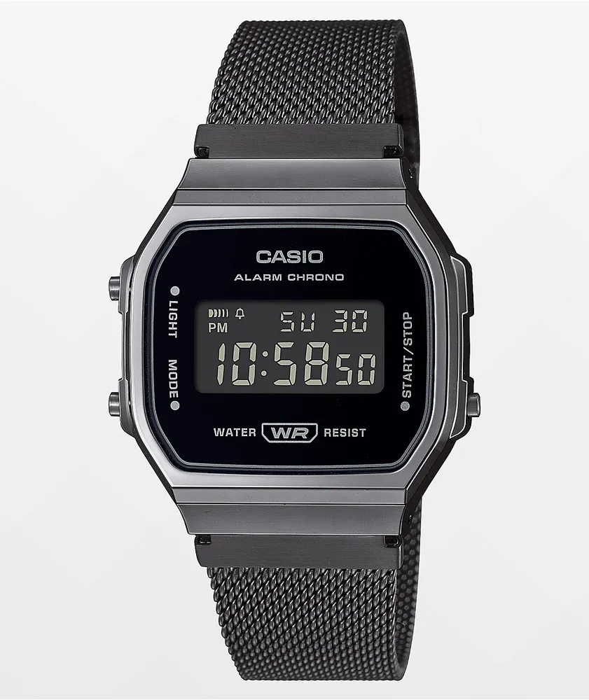 Casio Vintage Illuminator Digital Watch Steel Black A120WEGG-1BEF
