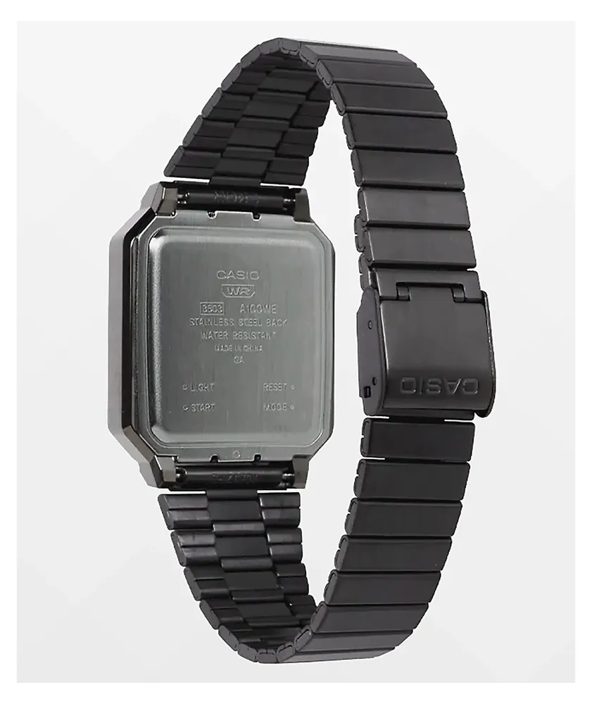 Casio Vintage Revival Grey & Black Digital Watch