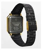 Casio x Pac-Man A100WEPC-1B Vintage Black & Gold Digital Watch