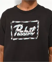 Casual Industrees x Pabst Blue Ribbon Chromed Out Black T-Shirt