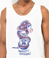 Casual Industrees x Pabst Pabsssst White Tank Top