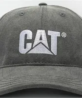 Caterpillar Foundation Contrast Logo Black Wash Strapback Hat