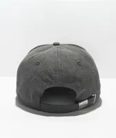 Caterpillar Foundation Contrast Logo Black Wash Strapback Hat