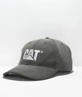 Caterpillar Foundation Contrast Logo Black Wash Strapback Hat