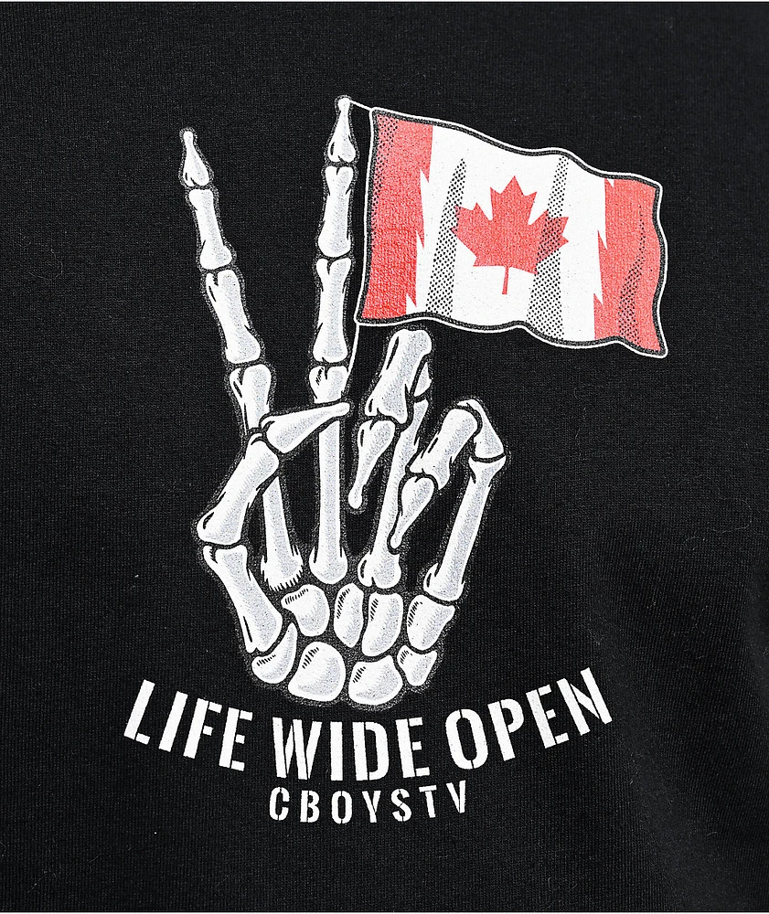 CboysTV Canada Deuces Black T-Shirt