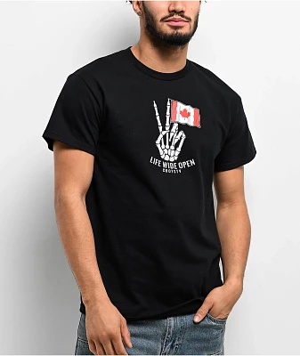 CboysTV Canada Deuces Black T-Shirt