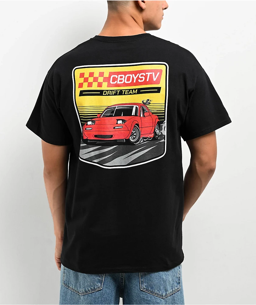 CboysTV Drift Team Black T-Shirt