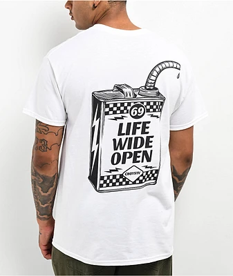 CboysTV Gas Can White T-Shirt