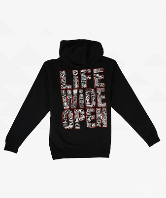 CboysTV Life Wide Open Black Hoodie