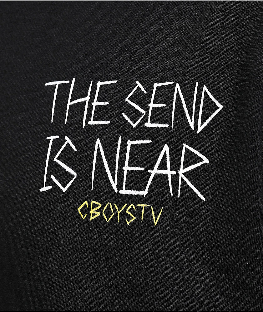 CboysTV Send Is Near Black T-Shirt