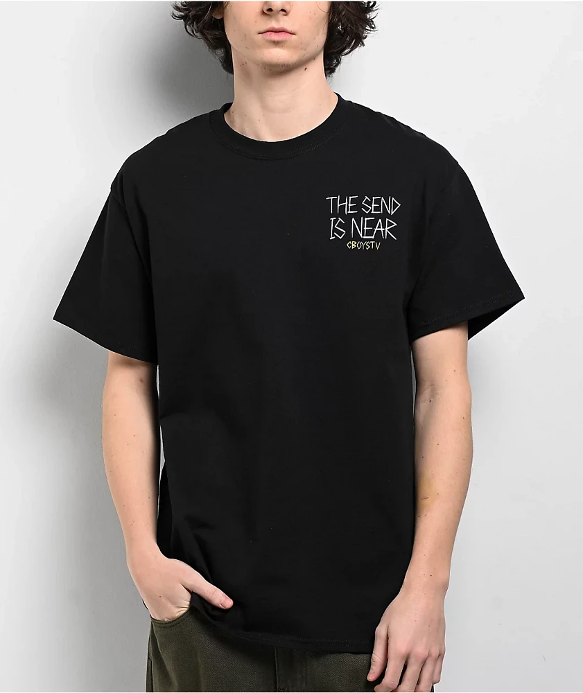 CboysTV Send Is Near Black T-Shirt