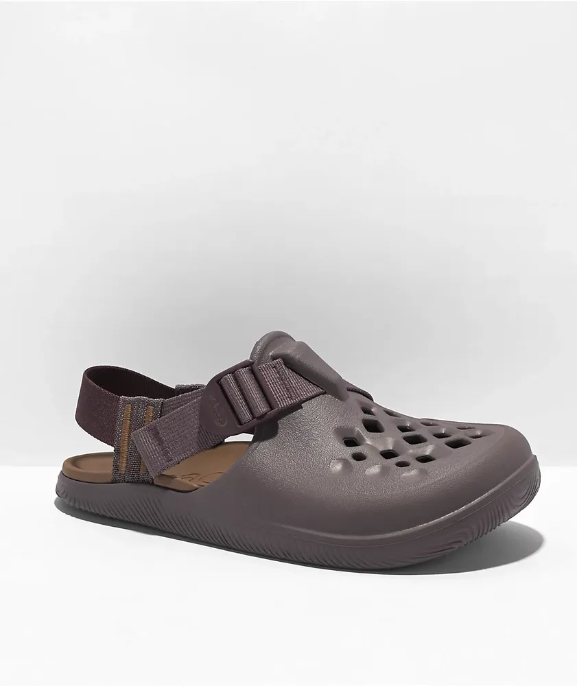 CHACO CLASSIC Men's Flip Flop Sport Comfort Sandals Brown Leather