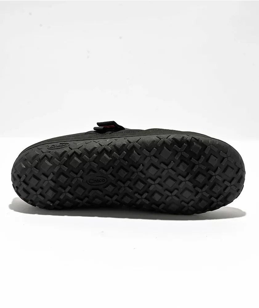 Chaco Ramble Puff Black Clog Shoes