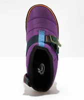 Chaco Ramble Puff Retro Purple Clog Shoes