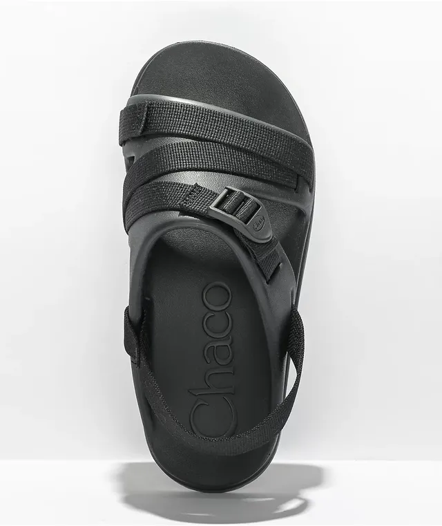 Chaco Classic Leather Flip Black Sandals