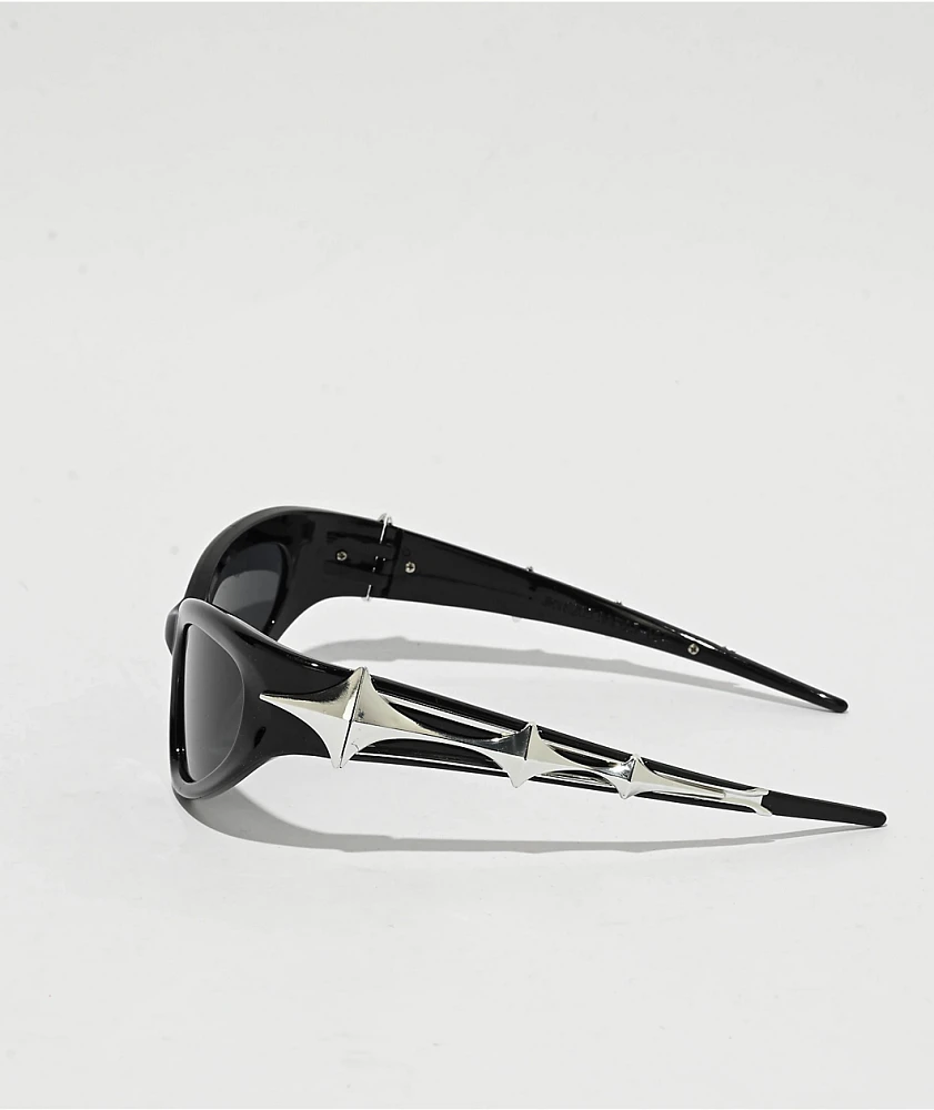 Chair Black & Silver Sunglasses