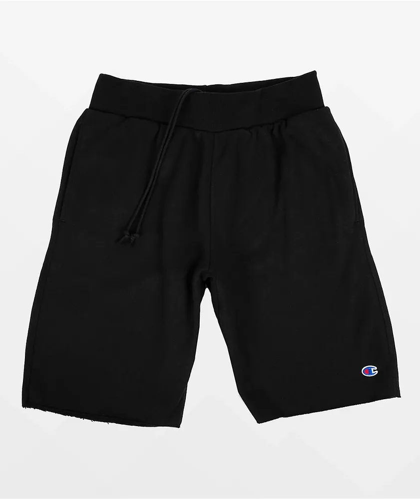 Champion 10 Reverse Weave Black Shorts