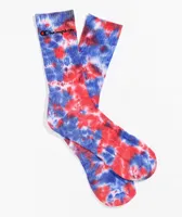 Champion BMX Surf The Web Scarlet Tie Dye Crew Socks