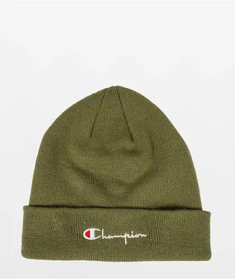 Champion Cargo Olive Cuff Beanie