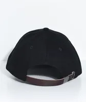 Champion Classic Twill Black Strapback Hat