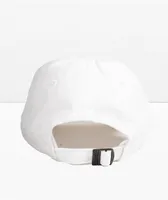 Champion Garment Washed White Strapback Hat