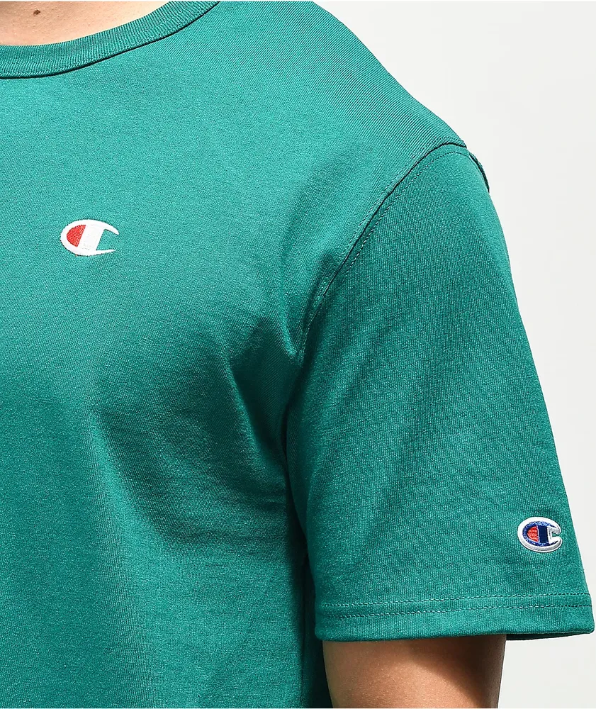 Champion Heritage Embroidered Teal T-Shirt