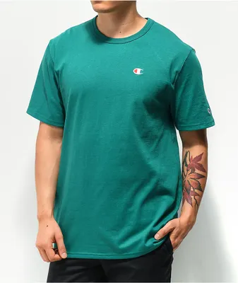 Champion Heritage Embroidered Teal T-Shirt
