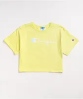 Champion Heritage Lemon Glacier Crop T-Shirt