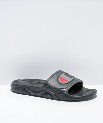 Champion Hydro-C Black Slide Sandals