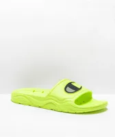 Champion Hydro-C Neon Green Slide Sandals