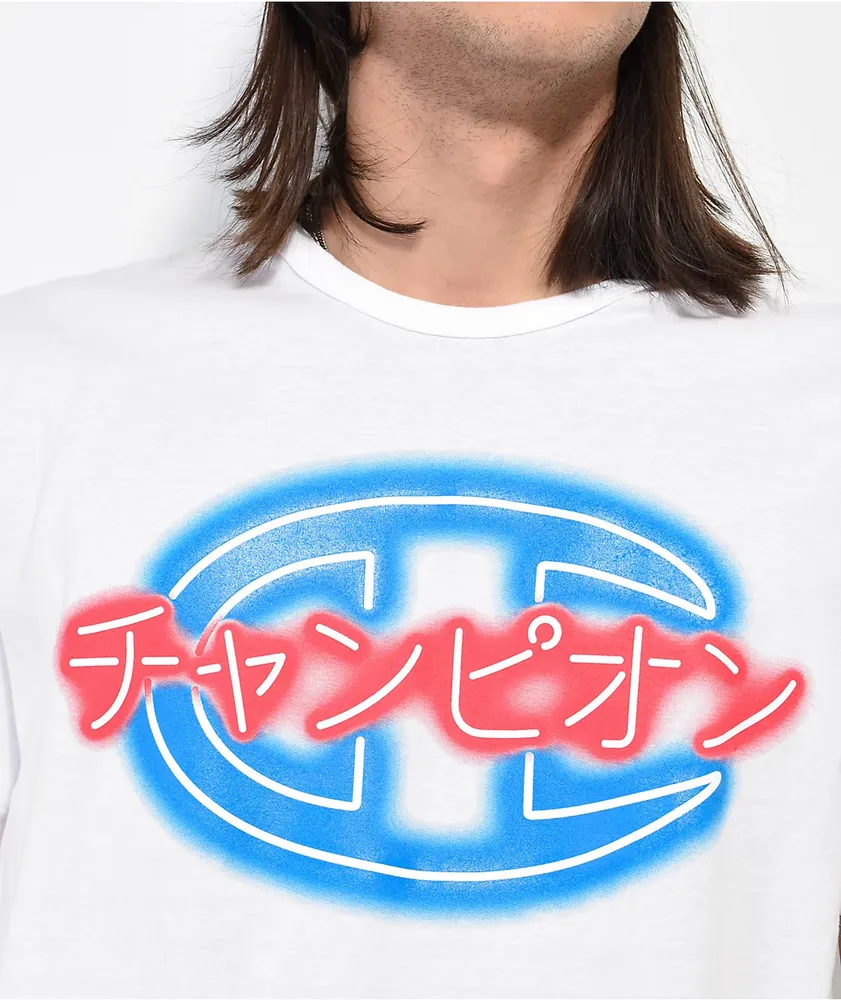 Champion Kanji Neon C White T-Shirt