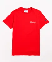 Champion Kids Script Red T-Shirt