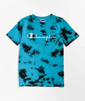 Champion Kids Teal Galaxy Dye T-Shirt