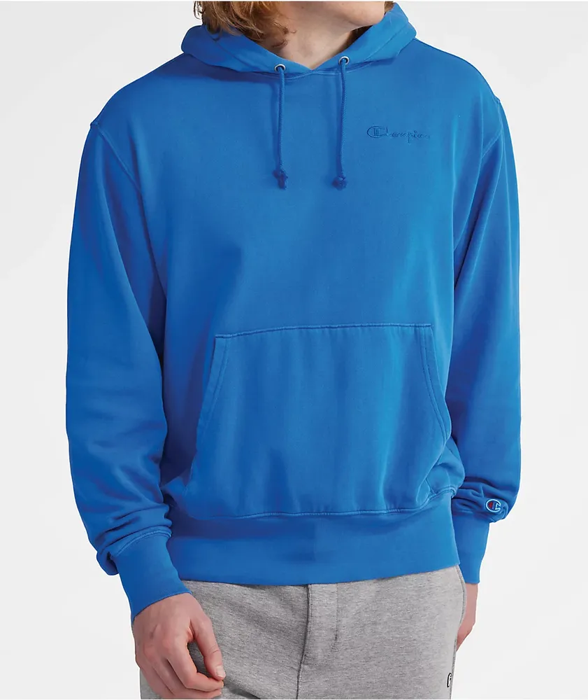 Champion Lightweight Blue Hoodie