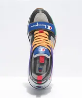 Champion Men's XG Storm Black, Silverstone & Purple Shoes